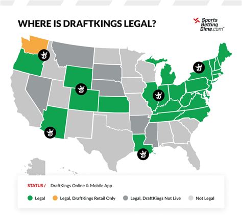 what states is draftkings sportsbook legal in|DraftKings Legal States: Where can you bet on the popular .